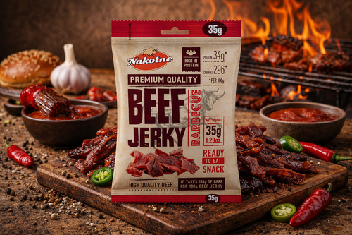 NAKOTNE BEEF JERKY BARBEQUE ( 8 x 35g)