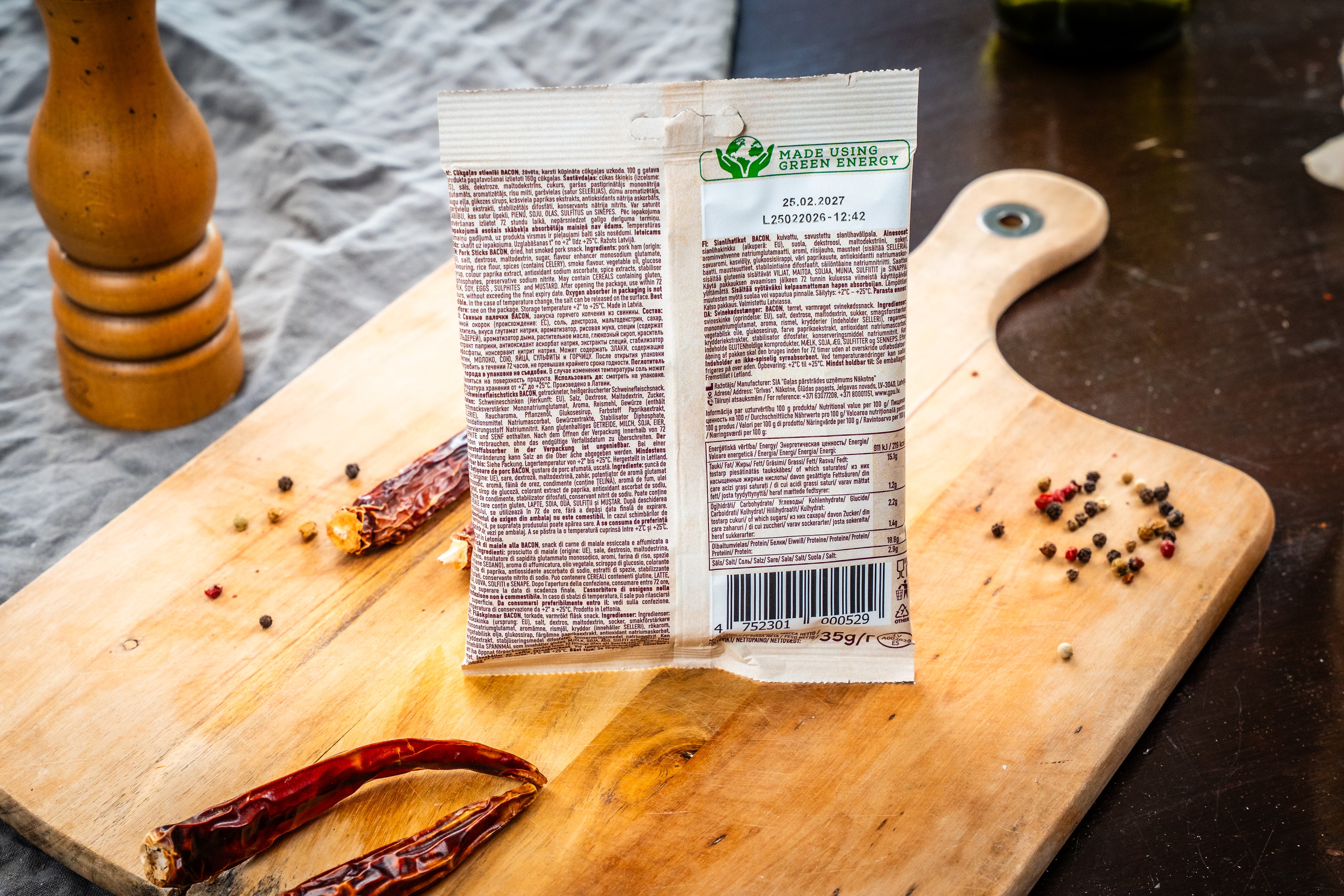 NAKOTNE PORK STICKS BACON ( 8 x 35g)